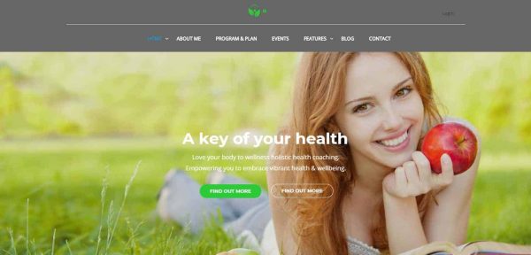 Сайт предназначен за Консултант по Здравословен начин на живот - вариант 2