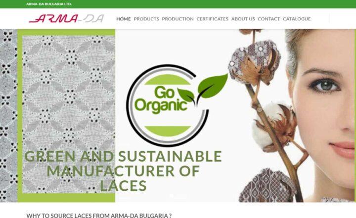 Интернет сайт Arma-Da Bulgaria Ltd.