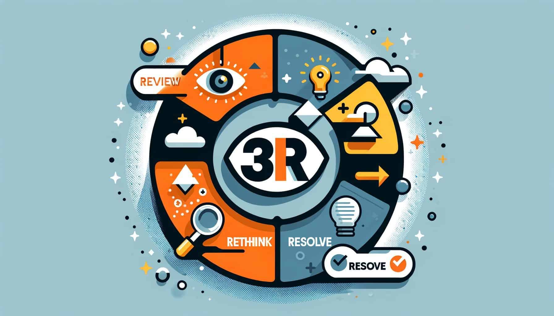Формула за продаващ текст 3R (Review, Rethink, Resolve)