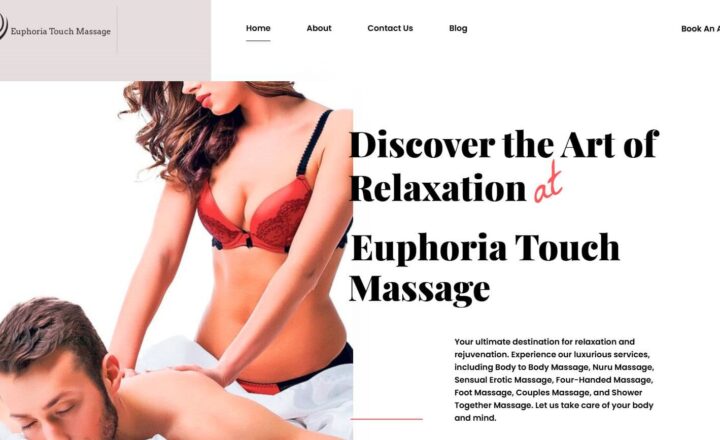 Изработване на интернет страница Euphoria Touch Massage