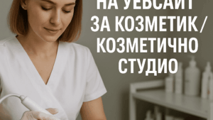 Изработка на уебсайт за козметик / козметично студио