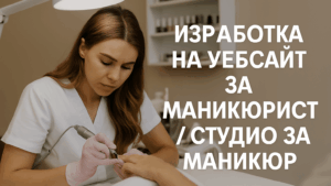 Изработка на уебсайт за маникюрист / студио за маникюр