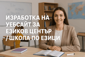 Изработка на уебсайт за езиков център / школа по езици