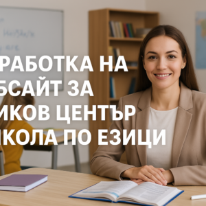 Изработка на уебсайт за езиков център / школа по езици