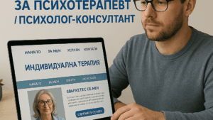 Изработка на уебсайт за психотерапевт / психолог-консултант