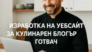 Изработка на уебсайт за кулинарен блогър / готвач