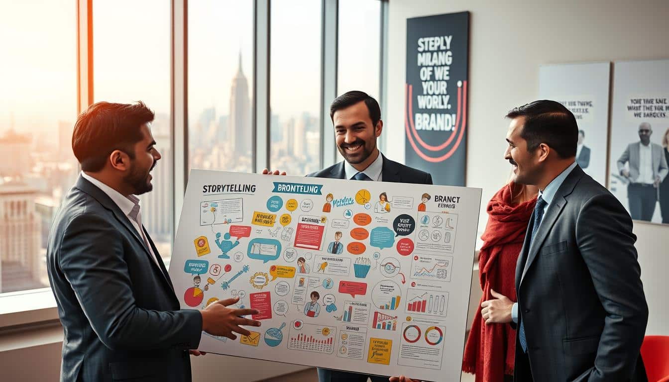 разказване на истории за бранд