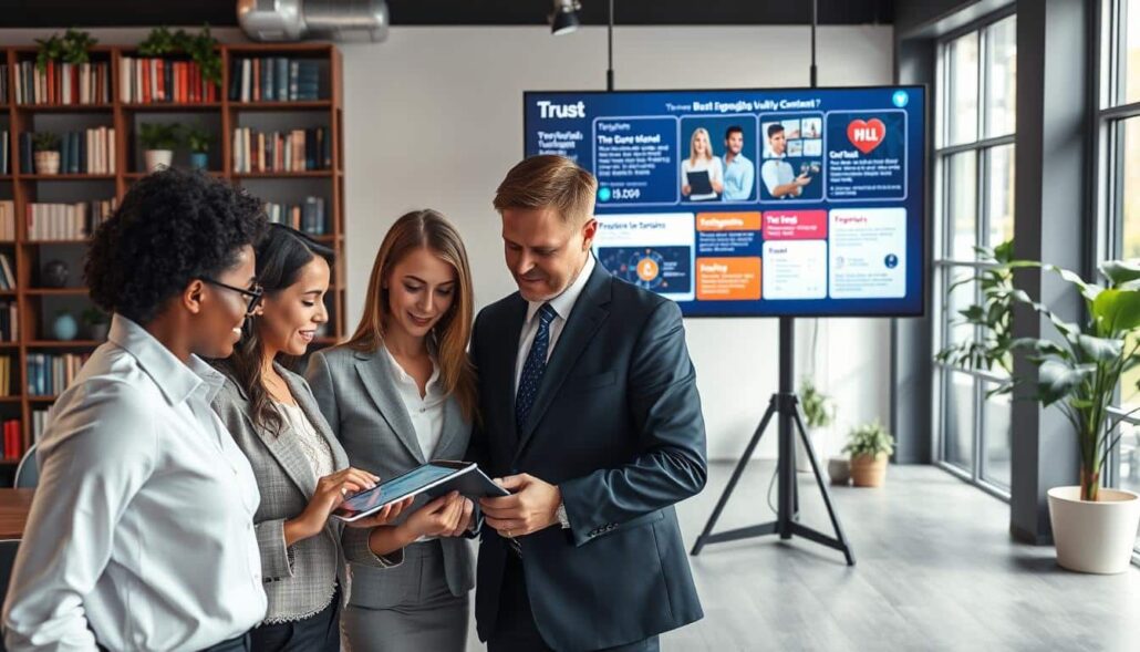 качествено съдържание за доверие качествено съдържание за доверие