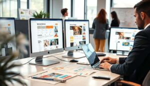 страници за сайт за услуги