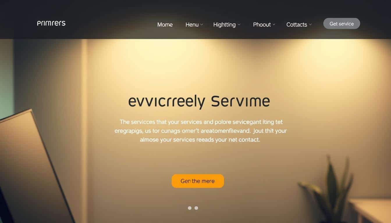 структура на сайт за услуги