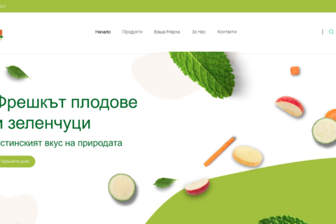 Интернет сайт на Фреш Селект