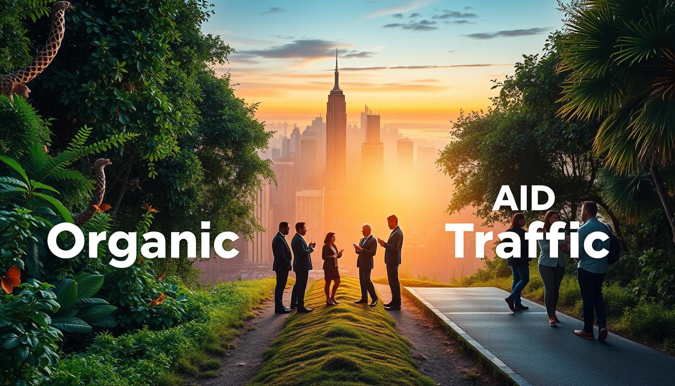 органичен срещу платен трафик