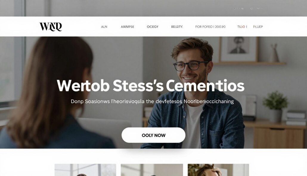 Effective hero section design for landing pages