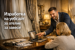 Изработка на уебсайт за ателие за завеси