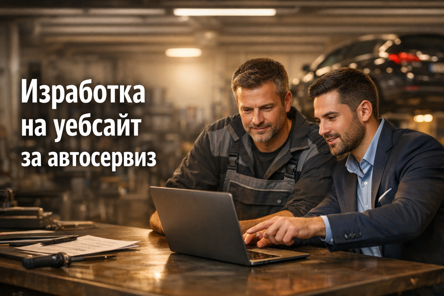 Изработка на уебсайт за автосервиз Изработка на уебсайт за автосервиз