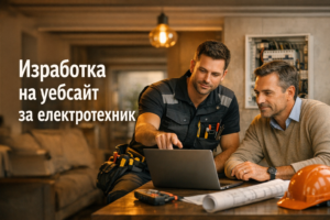 Изработка на уебсайт за електротехник / ел. услуги