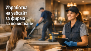 Изработка на уебсайт за фирма за почистване