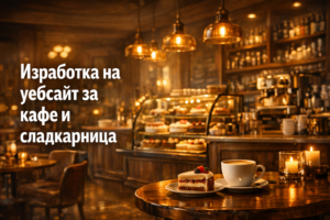 Изработка на уебсайт за кафе и сладкарница
