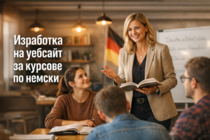 Изработка на уебсайт за курсове по немски