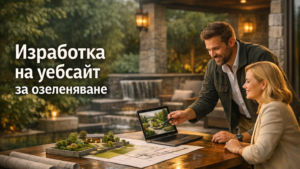 Изработка на уебсайт за озеленяване и ландшафт