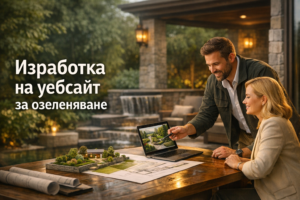 Изработка на уебсайт за озеленяване и ландшафт