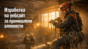 Изработка на уебсайт за промишлени алпинисти