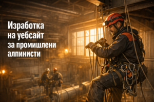 Изработка на уебсайт за промишлени алпинисти