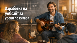 Изработка на уебсайт за уроци по китара