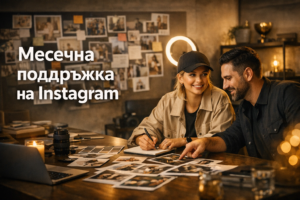 Месечна поддръжка на Instagram за малък бизнес