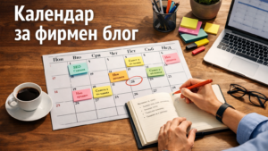 Съдържателен календар за фирмен блог