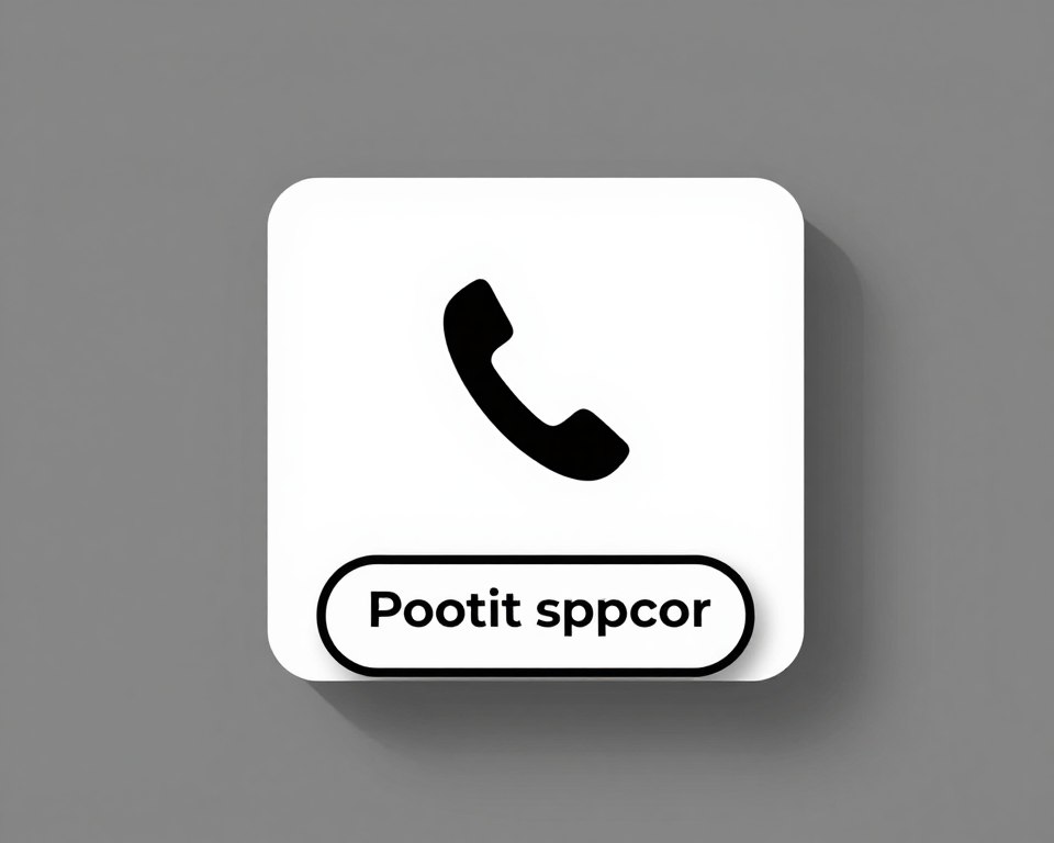 Tertiary CTA example with phone number