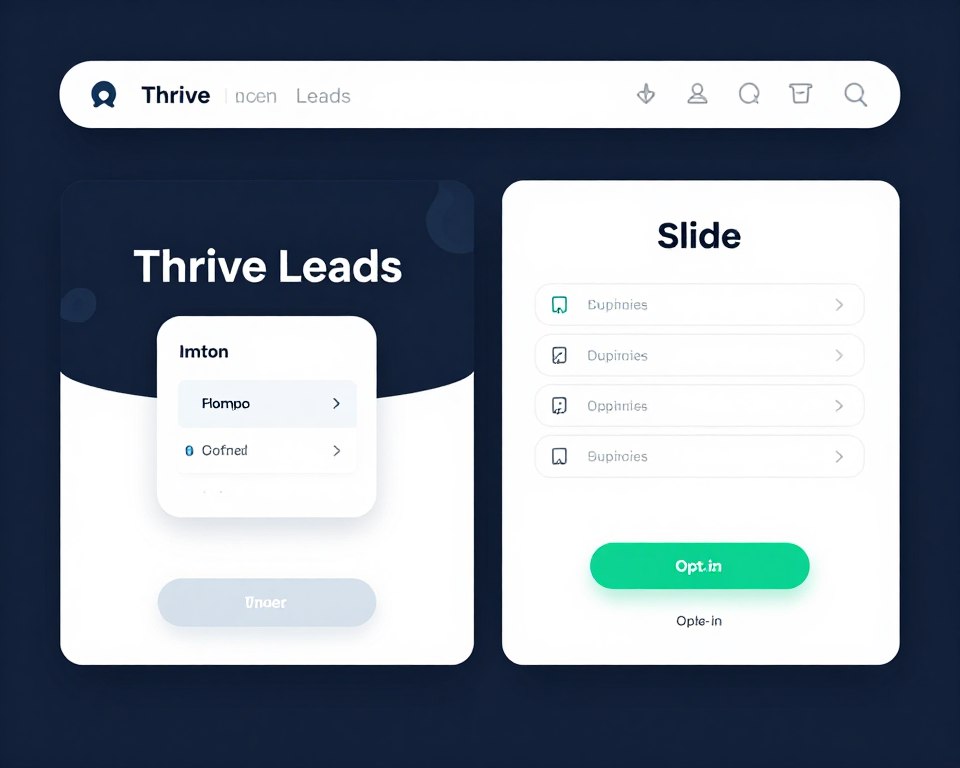 Thrive Leads form types showcase