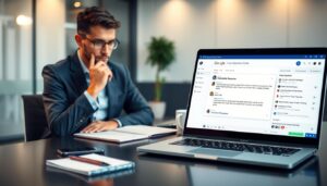 google business profile чат