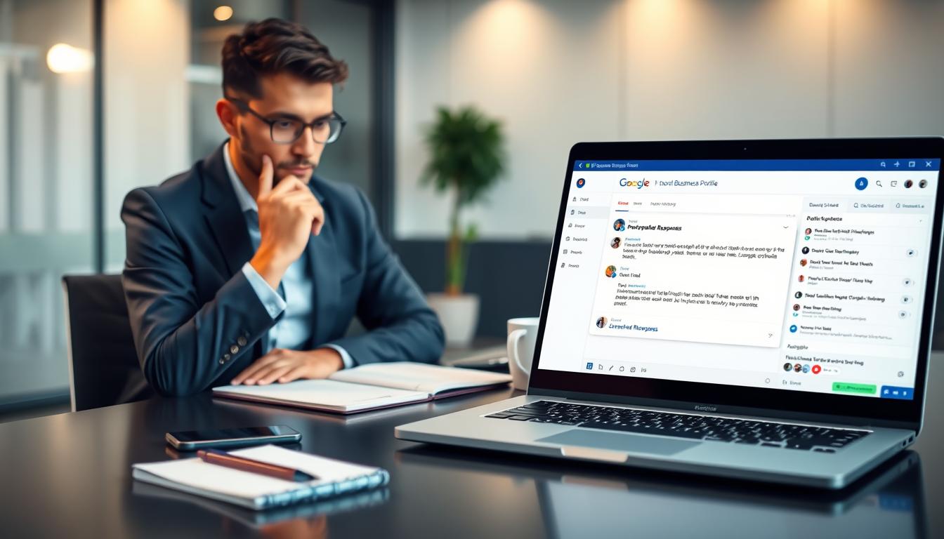 google business profile чат