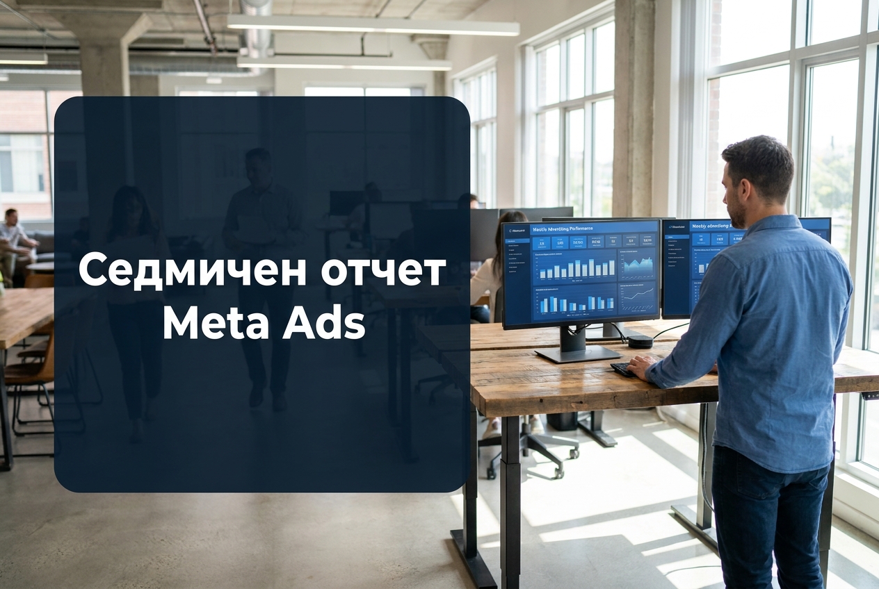 Мониторинг на Meta Ads акаунт — седмичен отчет